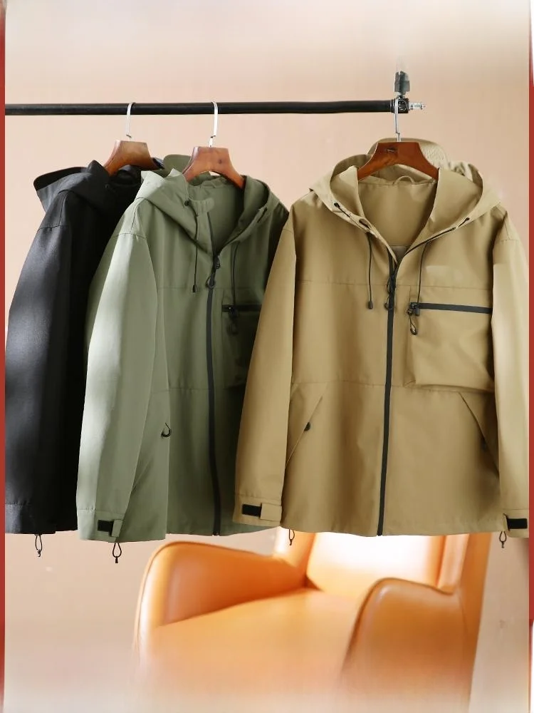 Outdoor Mountain Series Men's Casual Loose Fit Climbing Jaet Autumn New Sle Lightweight Luxury Faion Workwear Coat
Outdoor Mountain Series Men's Casual Loose Fit Climbing Jaet Autumn New Sle Lightweight Luxury Faion Workwear Coat