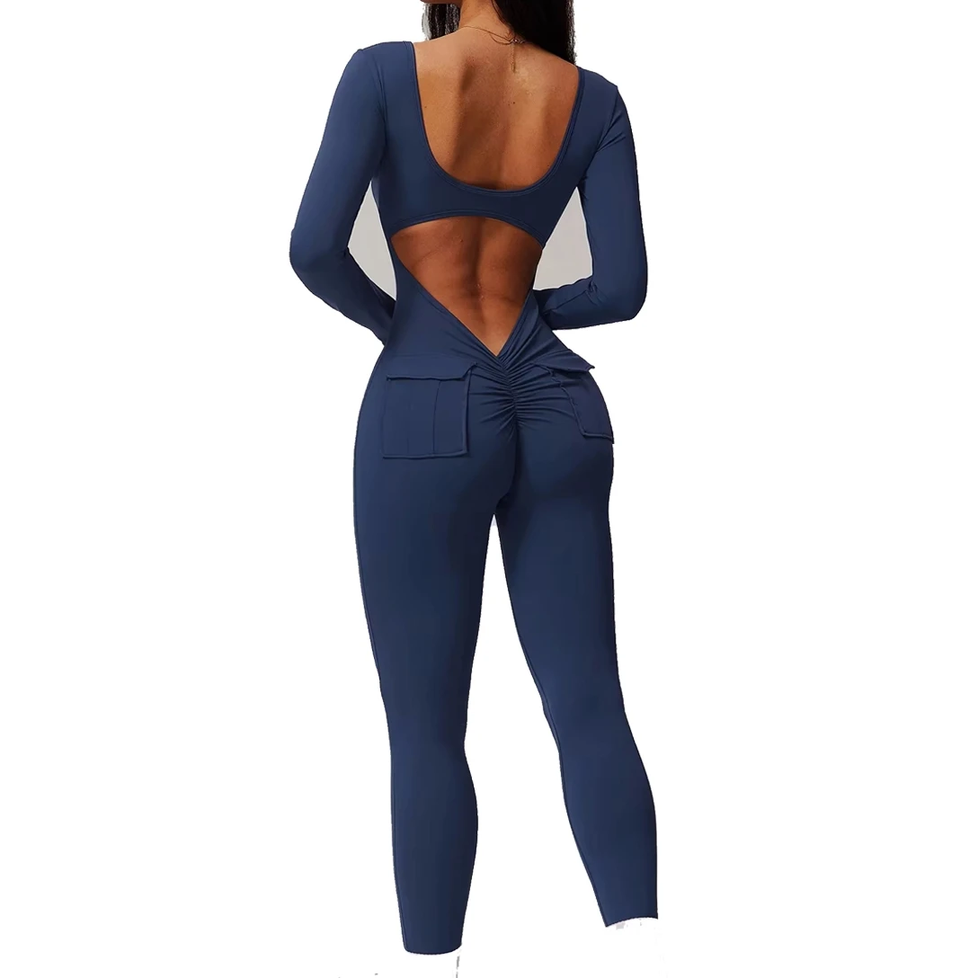 Sports Jumpsuit Women Gym Set Training Yoga Suit Sportswear Sexy Back V Jumpsuit Fitness Rompers Stretch Workout Bodysuits
Sports Jumpsuit Women Gym Set Training Yoga Suit Sportswear Sexy Back V Jumpsuit Fitness Rompers Stretch Workout Bodysuits