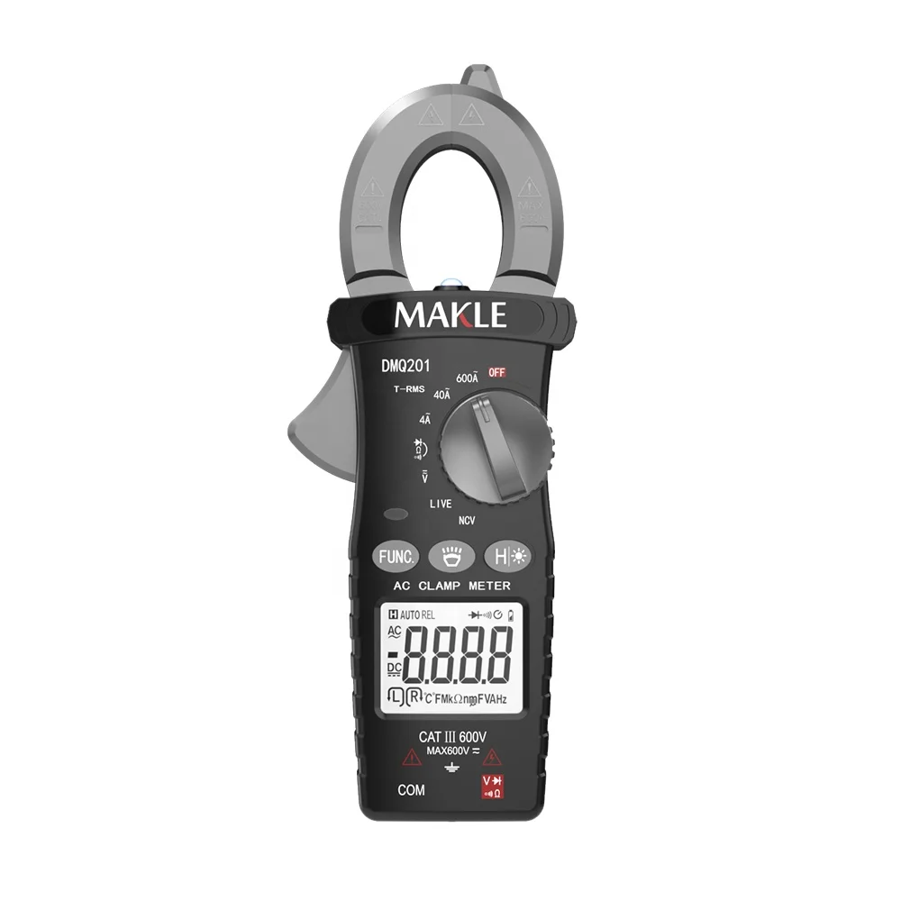 4000 Count/6000 Counts True-rms Clamp Meter Automatic Intelligent Digital Display High Precision Ammeter Tester
4000 Count/6000 Counts True-rms Clamp Meter Automatic Intelligent Digital Display High Precision Ammeter Tester