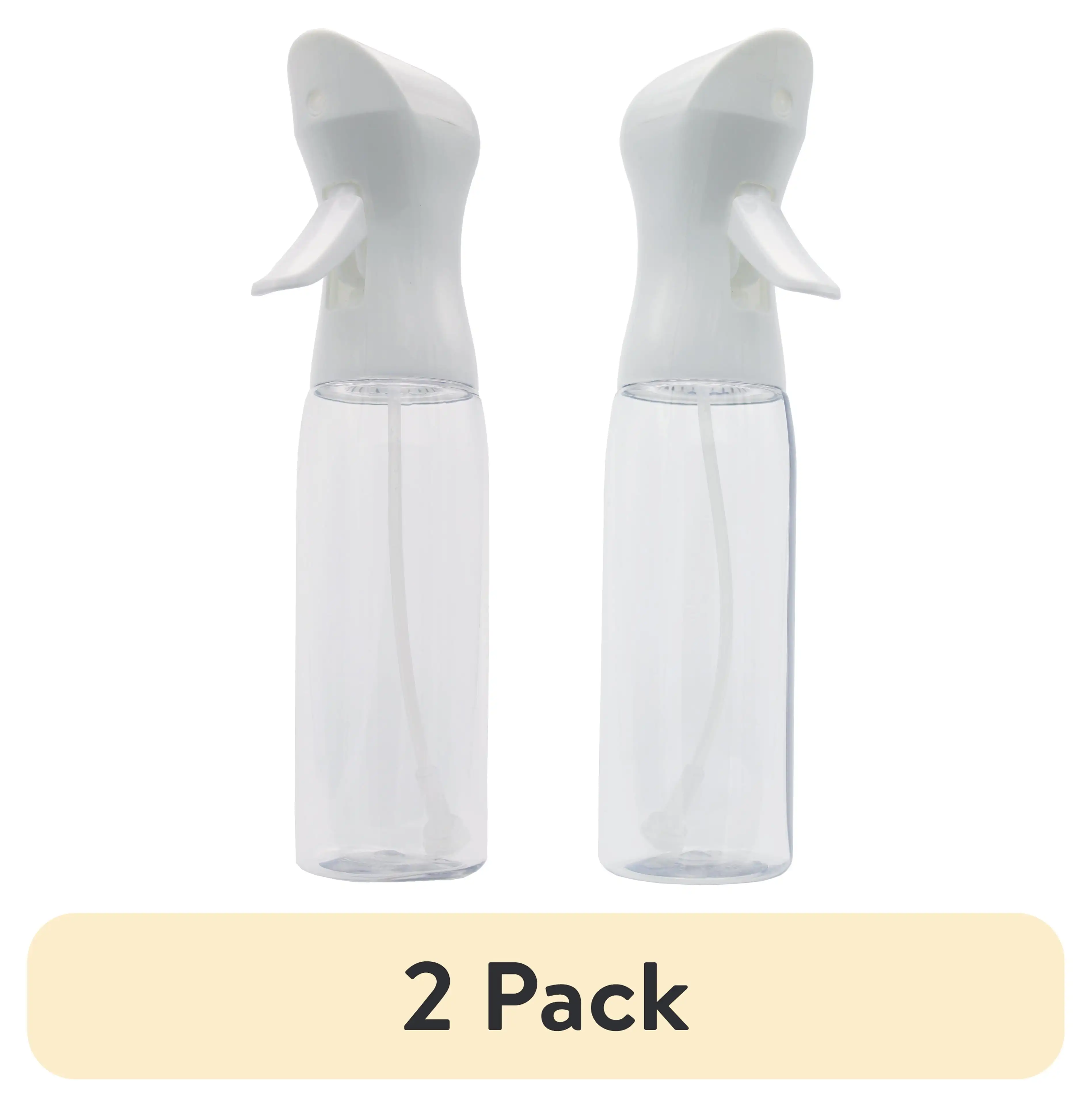 (2 pack) Plastic Personal Clear and White Mister Spray Bottle, 2-Pack
(2 pack) Plastic Personal Clear and White Mister Spray Bottle, 2-Pack