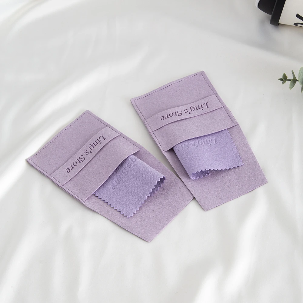 24/50/100Set Violet Microfiber Jewelry Pouch with Band 8 x 8cm Gift Packaging Luxury Small Bag With 8x8cm Silver Polishing Cloth
24/50/100Set Violet Microfiber Jewelry Pouch with Band 8 x 8cm Gift Packaging Luxury Small Bag With 8x8cm Silver Polishing Cloth