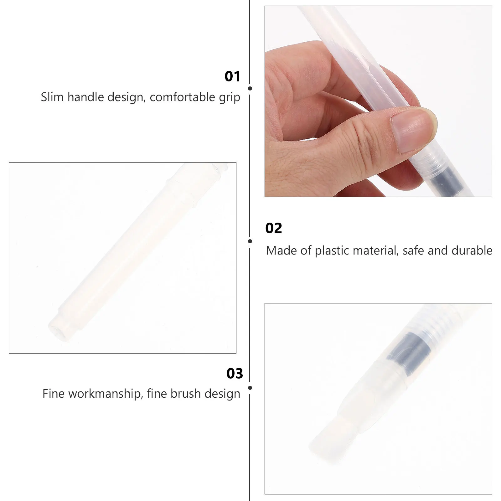 10Pcs Drawing Painting Pens Leak-Resistant Design Ideal for Travel School Art Watercolor Projects Watercolor Brush Pens
10Pcs Drawing Painting Pens Leak-Resistant Design Ideal for Travel School Art Watercolor Projects Watercolor Brush Pens