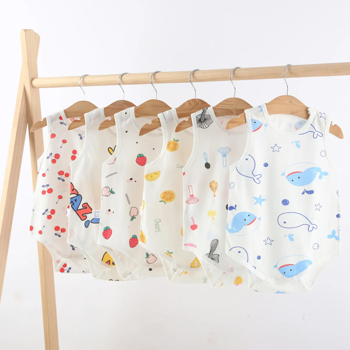 Soft Breathable Baby Bodysuits for Newborns Summer Romper Sleeveless Baby Bodysuit Cute Tight Fit Jumpsuit Baby Girl Boy Clothes
Soft Breathable Baby Bodysuits for Newborns Summer Romper Sleeveless Baby Bodysuit Cute Tight Fit Jumpsuit Baby Girl Boy Clothes