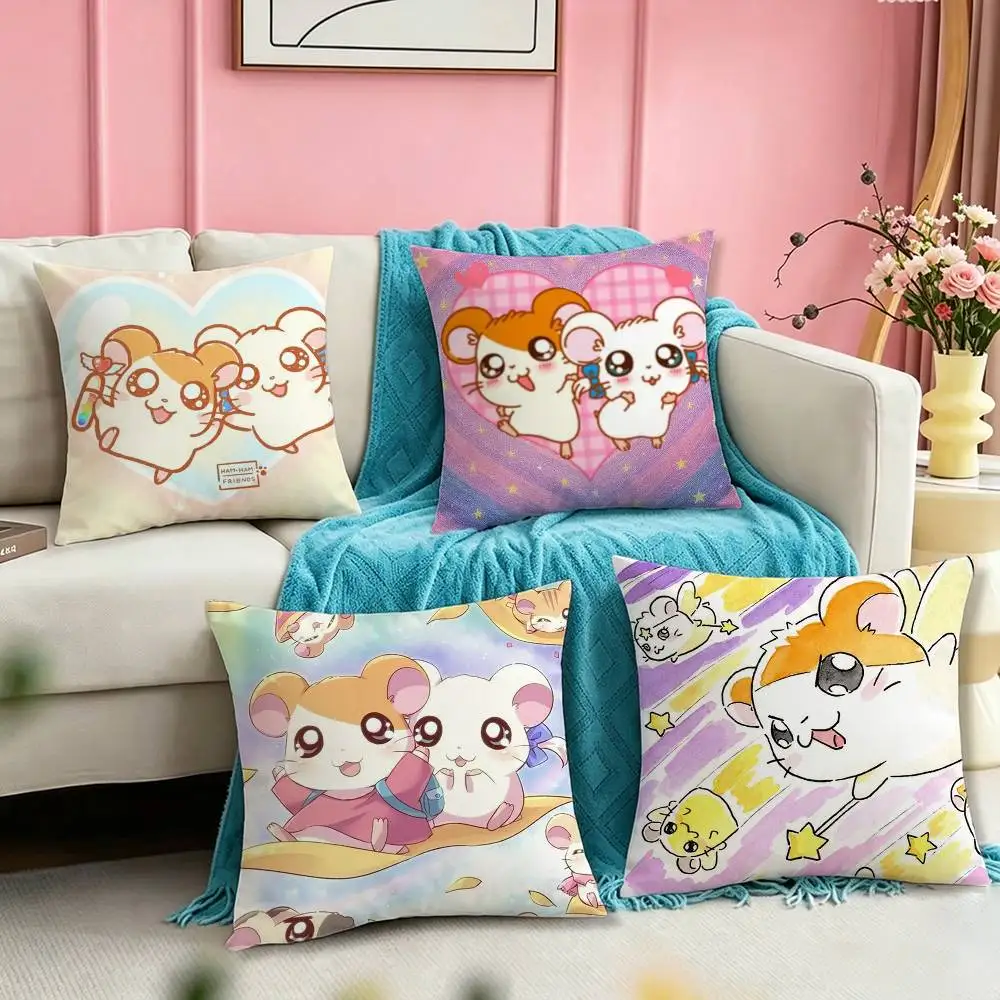 H-Hamtaros Cute Pillow Case Square Double-Sided Sofa Cushion Cover Bedroom Bedside Pillow
H-Hamtaros Cute Pillow Case Square Double-Sided Sofa Cushion Cover Bedroom Bedside Pillow