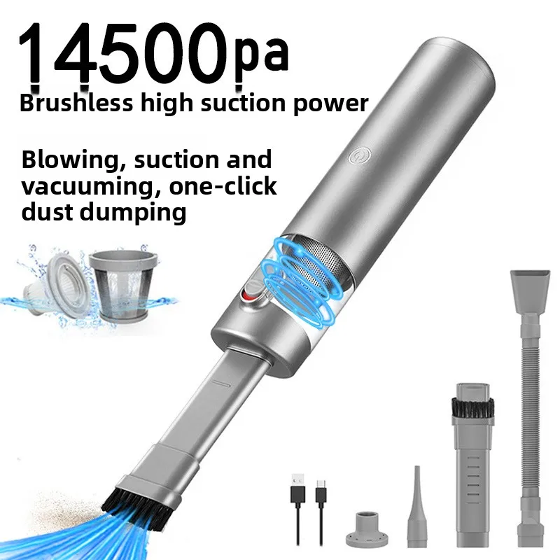 Беспроводной ручной автомобильный пылесос двойного назначения, мощный, сверхмощный всасывающий, портативный пылесос для автомобилей
Беспроводной ручной автомобильный пылесос двойного назначения, мощный, сверхмощный всасывающий, портативный пылесос для автомобилей