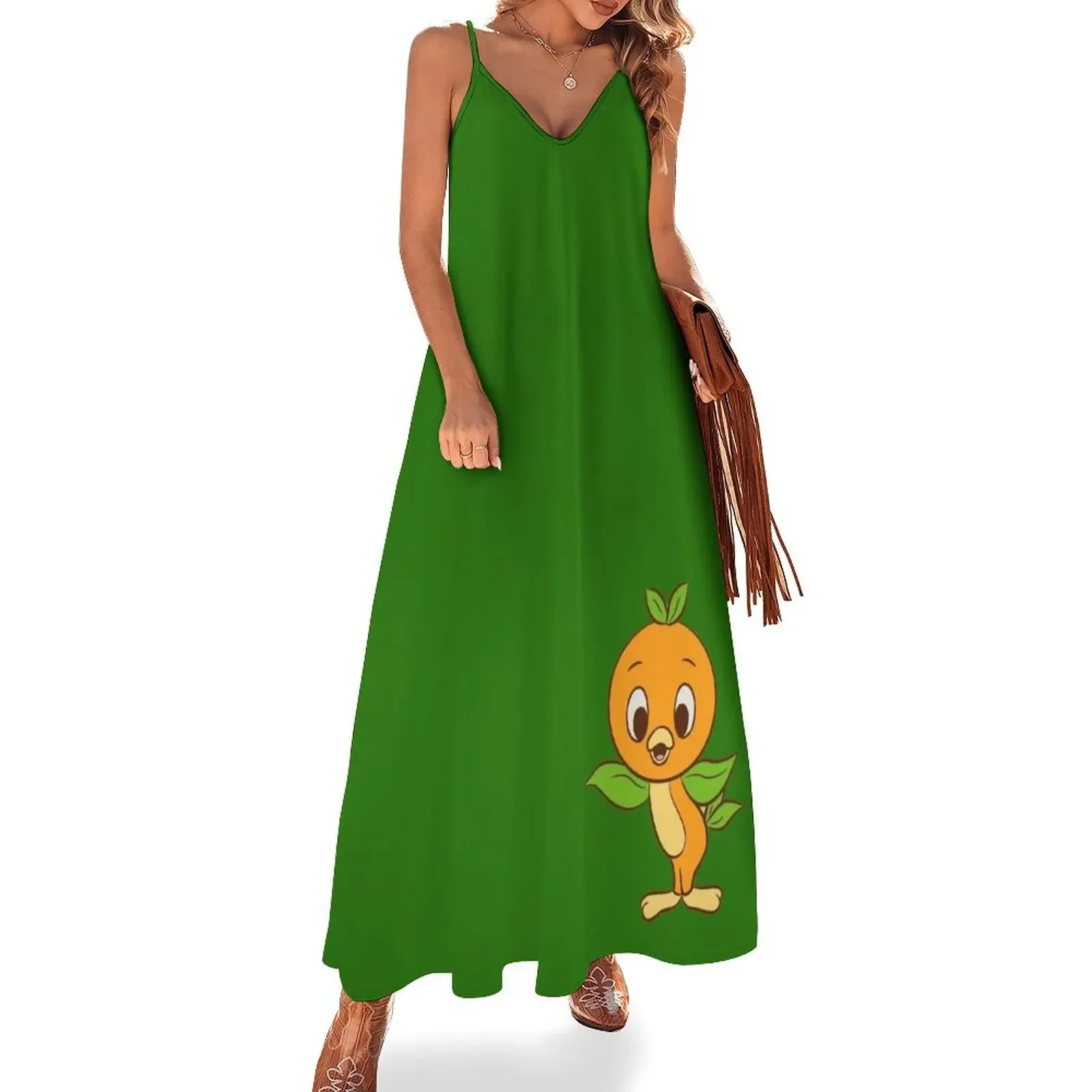 Sweet Orange Bird Sleeveless Dress Clothing female dresses for women summer dress korean women
Sweet Orange Bird Sleeveless Dress Clothing female dresses for women summer dress korean women