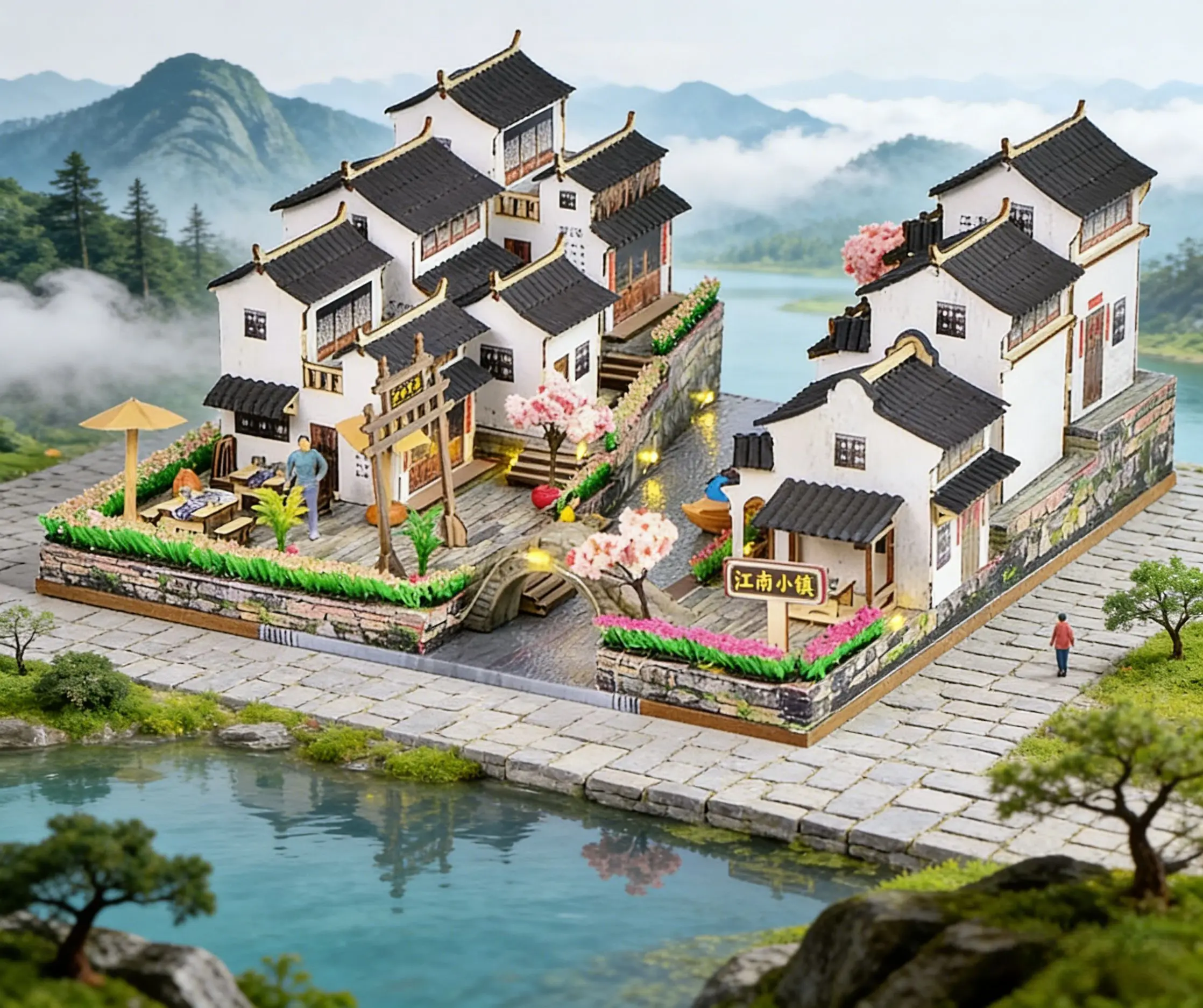 DIY Chinese-Style Wooden Dollhouse Kit Huipai Architecture Street View Handmade Assembly Craft for Home Decor And Gifts
DIY Chinese-Style Wooden Dollhouse Kit Huipai Architecture Street View Handmade Assembly Craft for Home Decor And Gifts