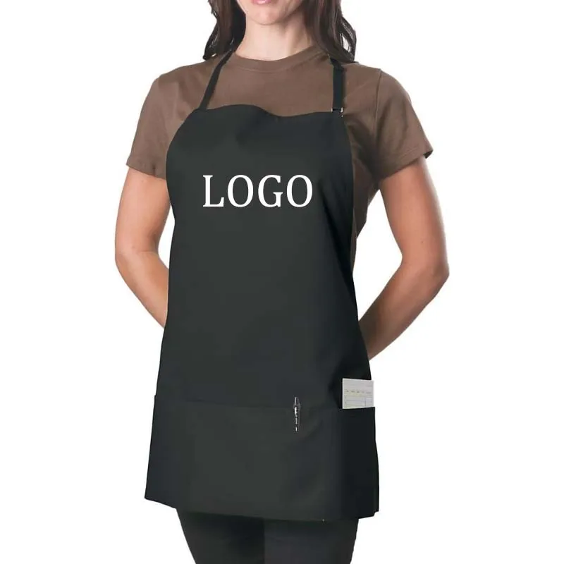 Customized Logo Kitchen Clean 3 Pocket Adjustable Bib Apron for Men and Women
Customized Logo Kitchen Clean 3 Pocket Adjustable Bib Apron for Men and Women