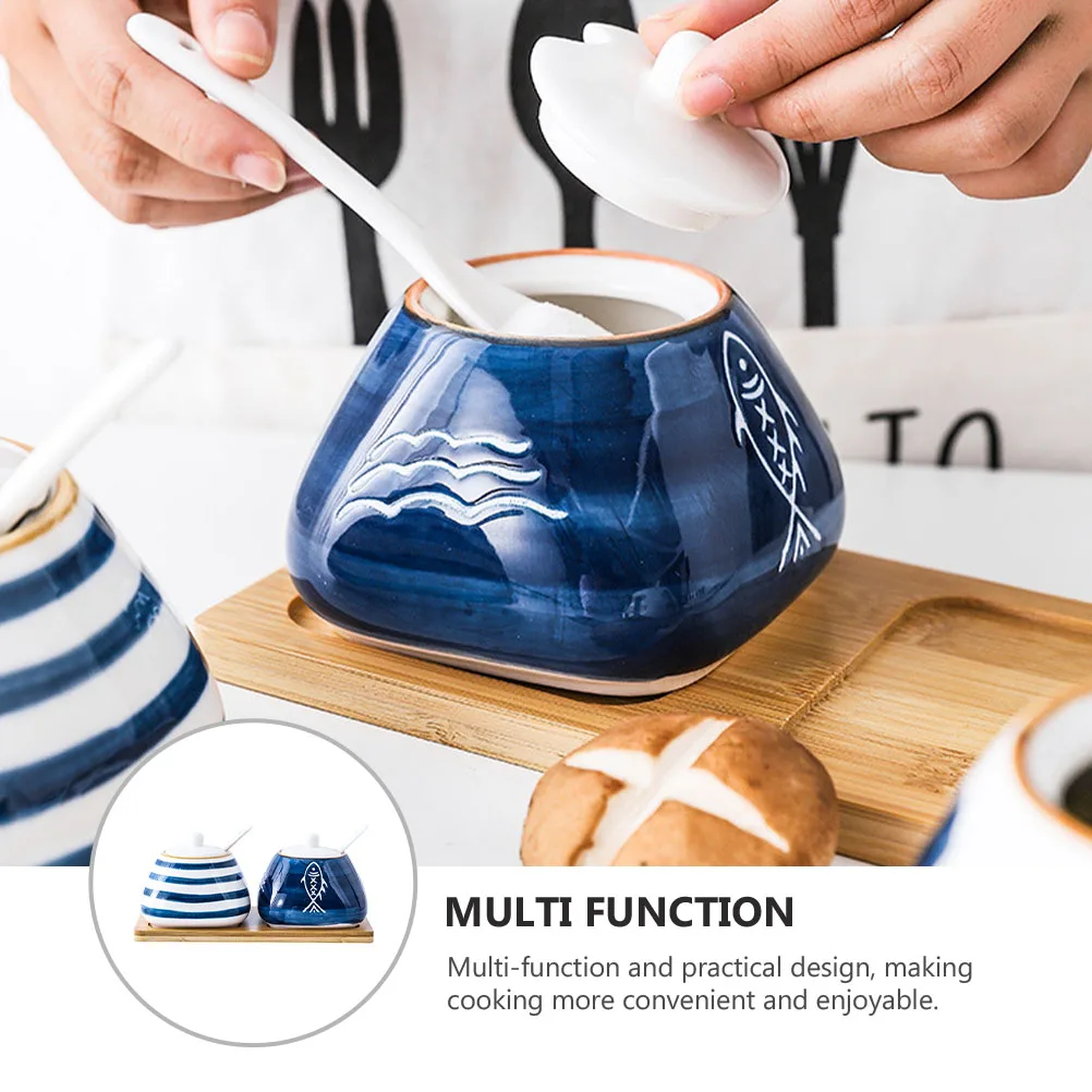 Ceramic Seasoning Jar Wood Salt Storage Spices Kitchenware Condiment Canisters Multi Function Spice Containers Kitchen Supplies
Ceramic Seasoning Jar Wood Salt Storage Spices Kitchenware Condiment Canisters Multi Function Spice Containers Kitchen Supplies