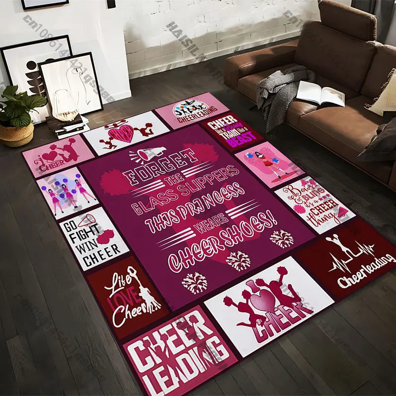 21 Sizes Cheerleading passion empowerment teamwork celebration Printed Area Rugs for Adult Yoga Mats Living Room Decor
21 Sizes Cheerleading passion empowerment teamwork celebration Printed Area Rugs for Adult Yoga Mats Living Room Decor
