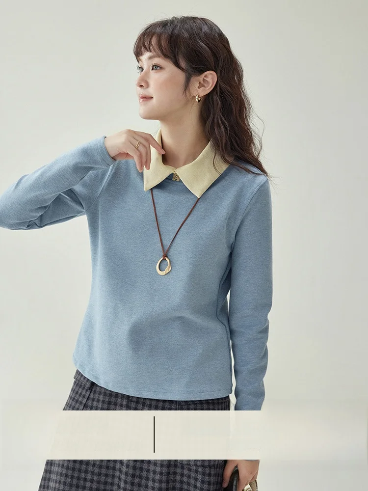 North Island AMUU Original Color Blo Collar Long Sve Woolen T-irt Women's Autumn Winter New Sle Commute Versatile Top
North Island AMUU Original Color Blo Collar Long Sve Woolen T-irt Women's Autumn Winter New Sle Commute Versatile Top