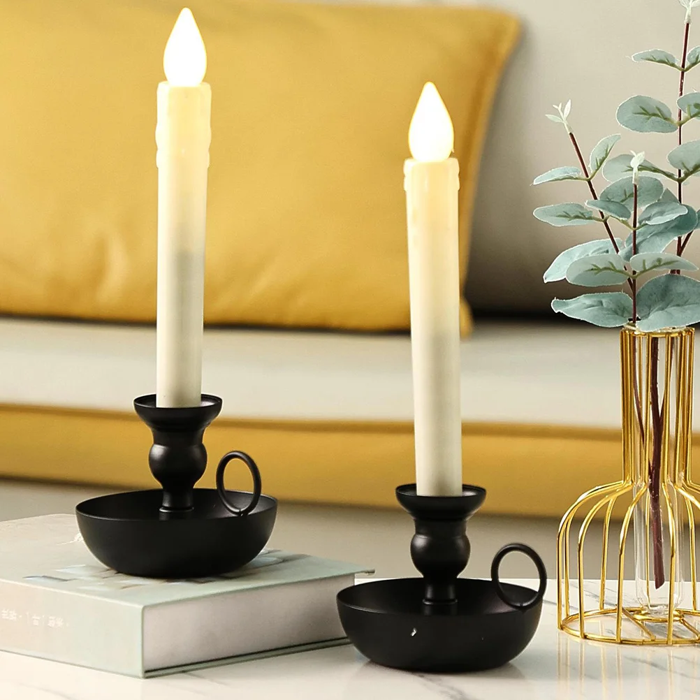 2Pcs Iron Art Candleholders Chic European Retro Design Tabletop Holders for Home and Parties Holder
2Pcs Iron Art Candleholders Chic European Retro Design Tabletop Holders for Home and Parties Holder