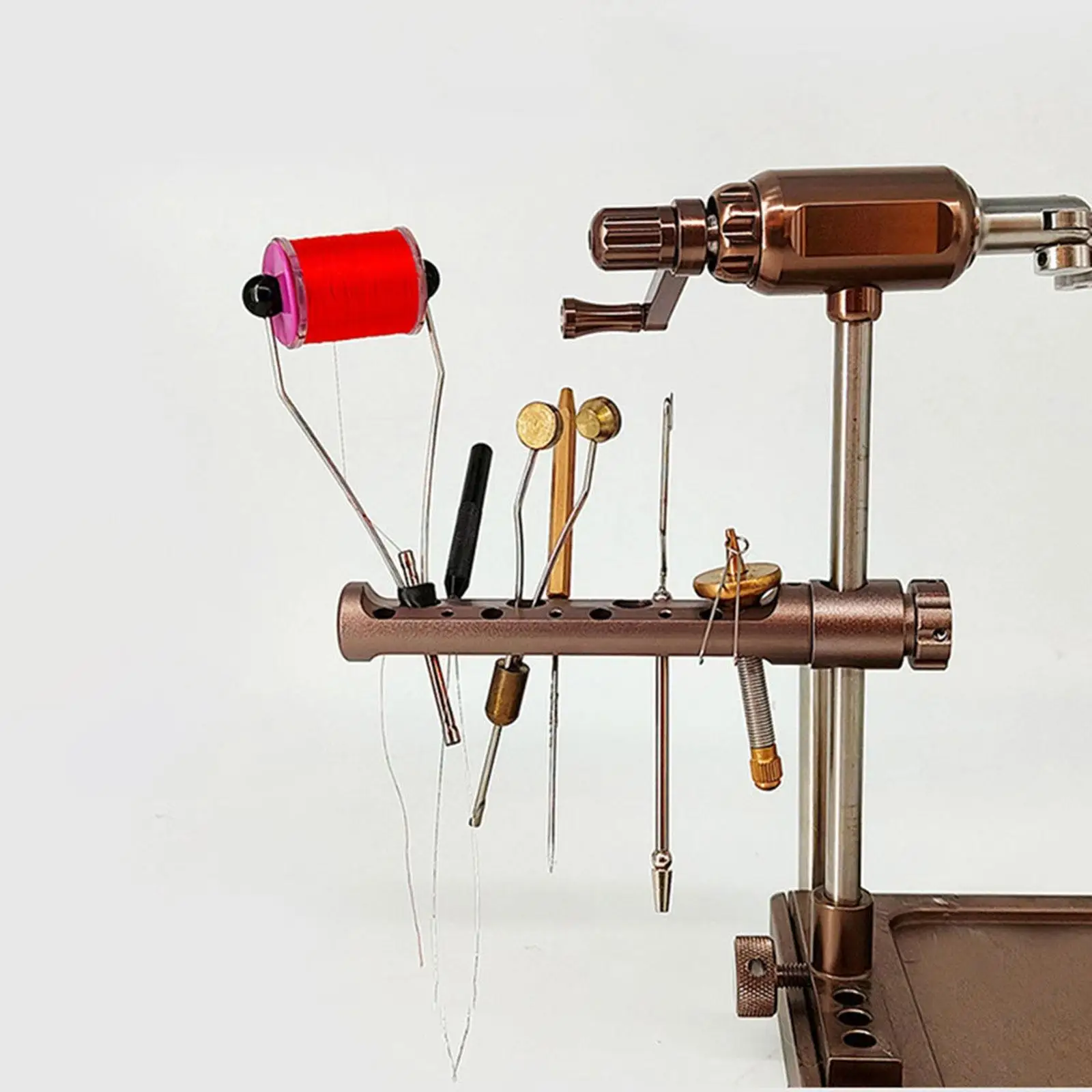 Fishing Tools Organizer Fly Tying Tool Holder Easy to Use Storage Rack Fits Almost All Standard Vise Stem Fly Tying Stem
Fishing Tools Organizer Fly Tying Tool Holder Easy to Use Storage Rack Fits Almost All Standard Vise Stem Fly Tying Stem