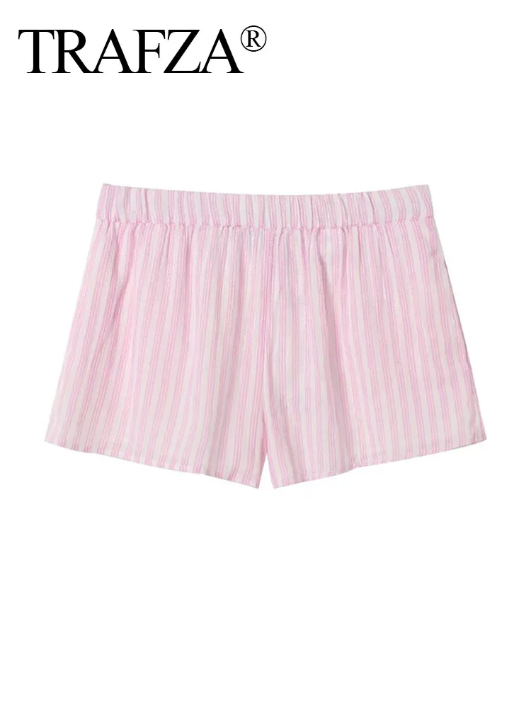 TRAFZA Woman New Fashion Casual Short Pant High Waist Elastic Waist Pocket Shorts Female Summer High Street Slim Pants TRAF
TRAFZA Woman New Fashion Casual Short Pant High Waist Elastic Waist Pocket Shorts Female Summer High Street Slim Pants TRAF