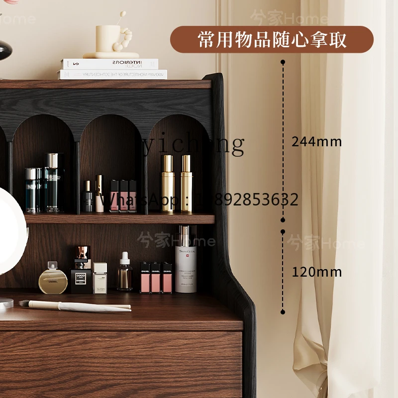retro style solid wood dresser master bedroom small apartment high-end makeup table
retro style solid wood dresser master bedroom small apartment high-end makeup table