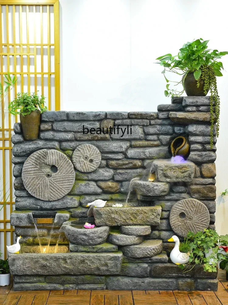 Cy56 Balcony Courtyard Decoration Garden Layout Rockery Landscape Water Curtain Circulation Water Fountain Screen Big Decorati
Cy56 Balcony Courtyard Decoration Garden Layout Rockery Landscape Water Curtain Circulation Water Fountain Screen Big Decorati