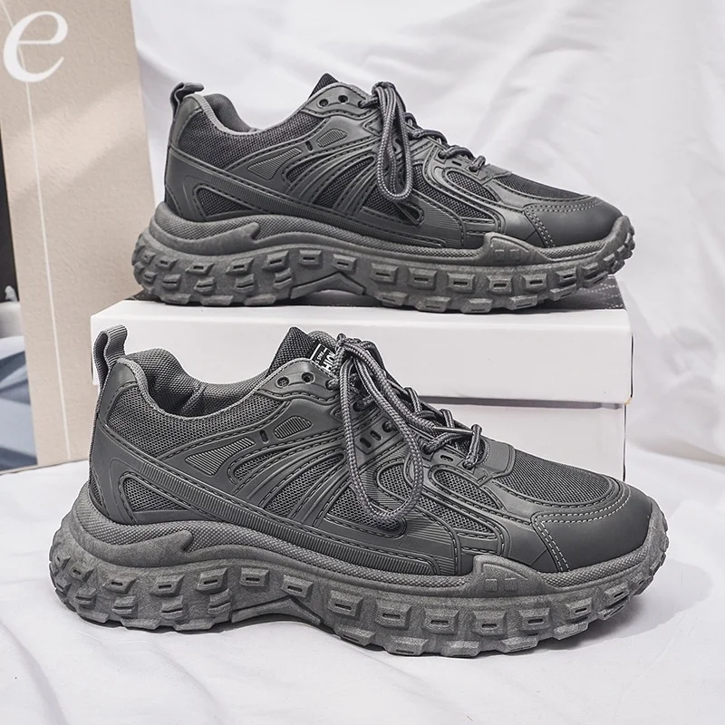 Men's Autumnal Casual Sports Shoes Black Waterproof Non-Slip Wear-Resistant Fashionable Work Shoes Comfortable All-Weather
Men's Autumnal Casual Sports Shoes Black Waterproof Non-Slip Wear-Resistant Fashionable Work Shoes Comfortable All-Weather