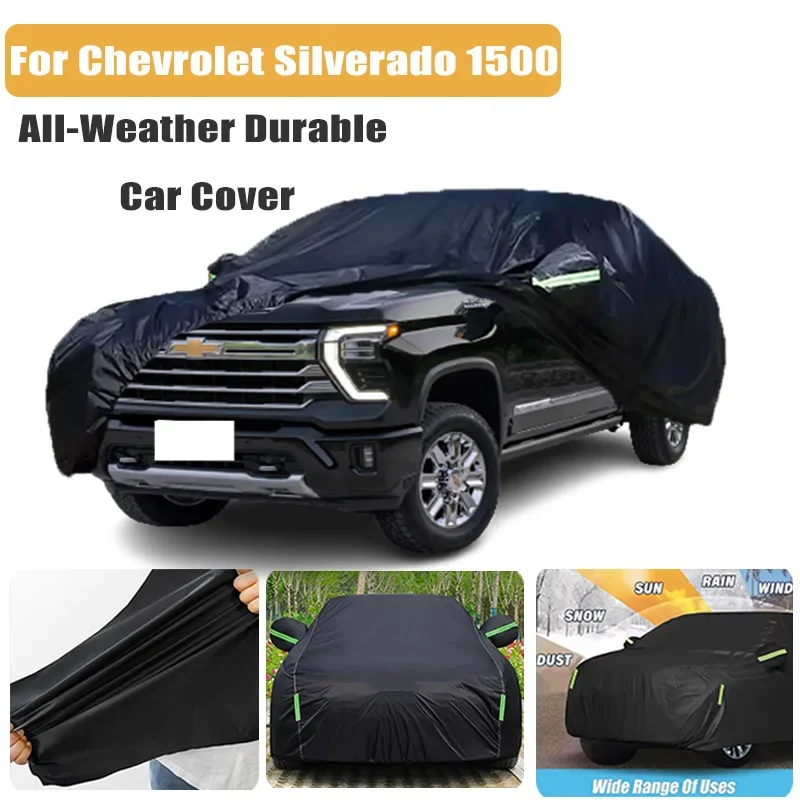 All-Season Car Cover for Chevrolet Silverado 1500 - Outdoor Full Protection, Waterproof Dustproof Heat-Resistant Car Accessories
All-Season Car Cover for Chevrolet Silverado 1500 - Outdoor Full Protection, Waterproof Dustproof Heat-Resistant Car Accessories