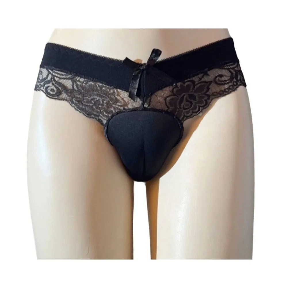 Skin Color Crossdresser Sexy Transparent Thongs Briefs Lace Hidden Gaff Pad Underwear Men Panties For All Seasons
Skin Color Crossdresser Sexy Transparent Thongs Briefs Lace Hidden Gaff Pad Underwear Men Panties For All Seasons