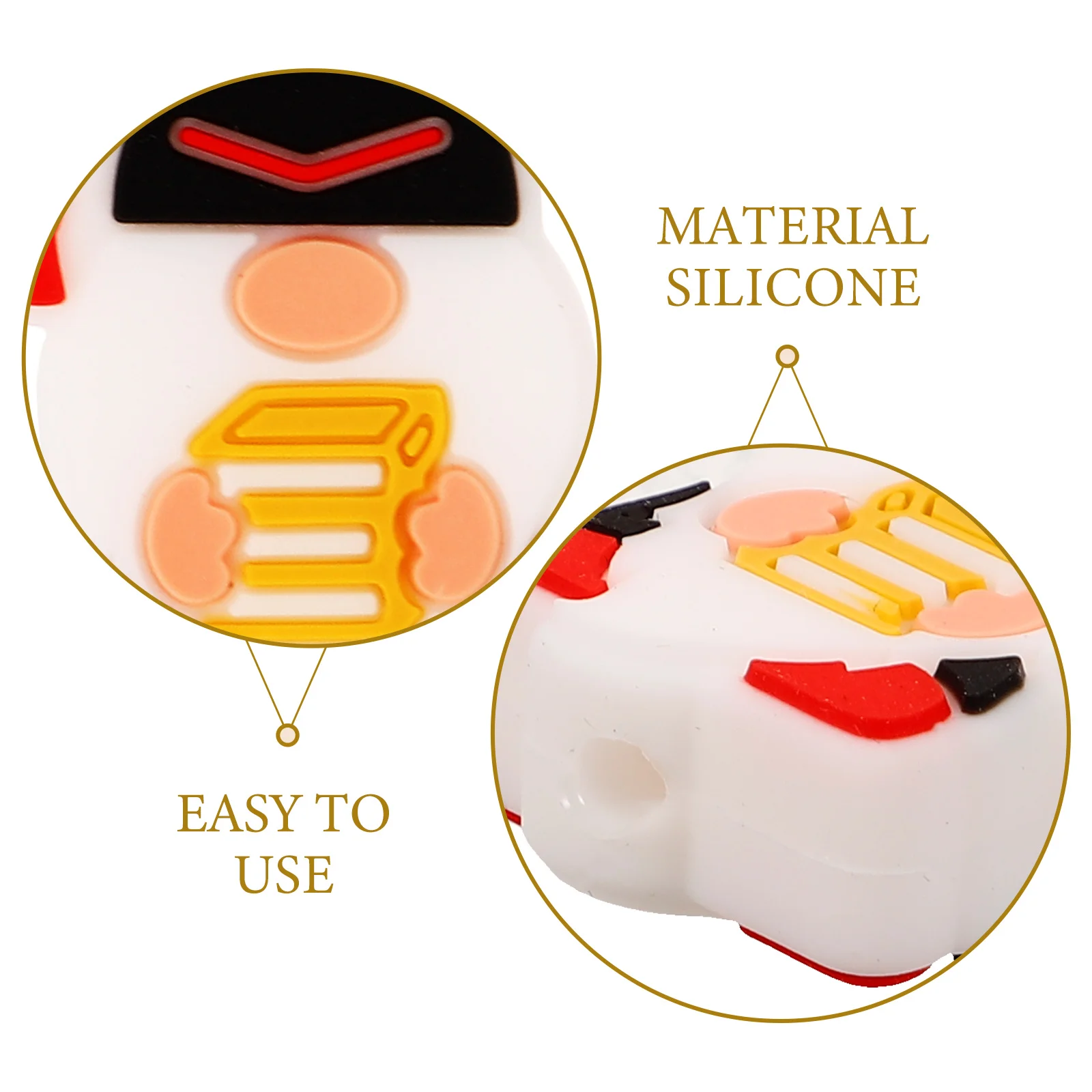 20pcs Graduation Silicone Beads Craft Making DIY Jewelry Unique Charms Focal Point Accessories Bright Color Smooth Surface Hole
20pcs Graduation Silicone Beads Craft Making DIY Jewelry Unique Charms Focal Point Accessories Bright Color Smooth Surface Hole