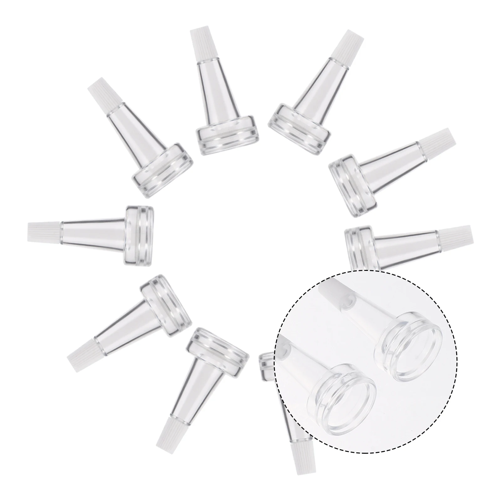 100 Pcs Essence Bottle Vial Plastic Cap Transparent Lid Sample Bottles Small Lab Bottle Portable Travel Business Outdoor Camping
100 Pcs Essence Bottle Vial Plastic Cap Transparent Lid Sample Bottles Small Lab Bottle Portable Travel Business Outdoor Camping