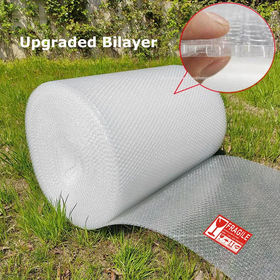 Bubble Film Wrap Rolls Bubble Cushioning Wrap Padding Bubble Packaging Film Shockproof Foam Roll Bag With Fragile Stickers
Bubble Film Wrap Rolls Bubble Cushioning Wrap Padding Bubble Packaging Film Shockproof Foam Roll Bag With Fragile Stickers