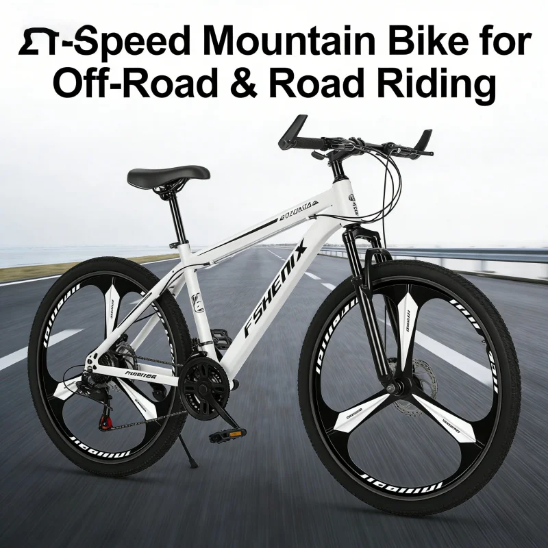 Велосипед горный Snow White с интегрированными колесами, 24/26 дюймов, 21 скорость, амортизация, для бездорожья, для мужчин, женщин, студентов
Велосипед горный Snow White с интегрированными колесами, 24/26 дюймов, 21 скорость, амортизация, для бездорожья, для мужчин, женщин, студентов