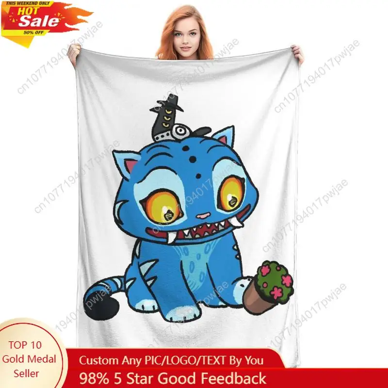 Derpy Blue Tiger Play With Pot Flannel Blanket KPop Demon Hunters Throw Blanket for Bed Sofa Couch 200x150cm Plush Thin Quilt so
Derpy Blue Tiger Play With Pot Flannel Blanket KPop Demon Hunters Throw Blanket for Bed Sofa Couch 200x150cm Plush Thin Quilt so
