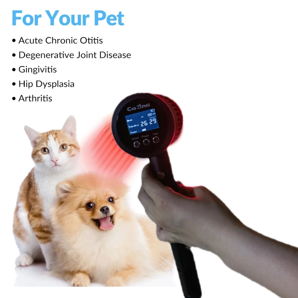 HLKGO 25 Diodes Laser Device for Dogs 650nm+808nm Wavelengths for Relieve Pain & Healthy Coat Maintenance
HLKGO 25 Diodes Laser Device for Dogs 650nm+808nm Wavelengths for Relieve Pain & Healthy Coat Maintenance