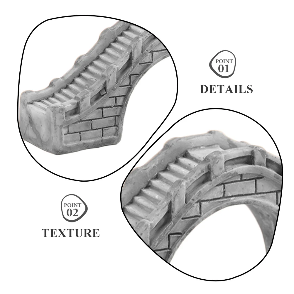 2Pcs Resin Arch Bridge Decor Lifelike Simulation Micro Landscape Bonsai Ornament Aquarium Garden Balcony Fish Tank Bridge
2Pcs Resin Arch Bridge Decor Lifelike Simulation Micro Landscape Bonsai Ornament Aquarium Garden Balcony Fish Tank Bridge