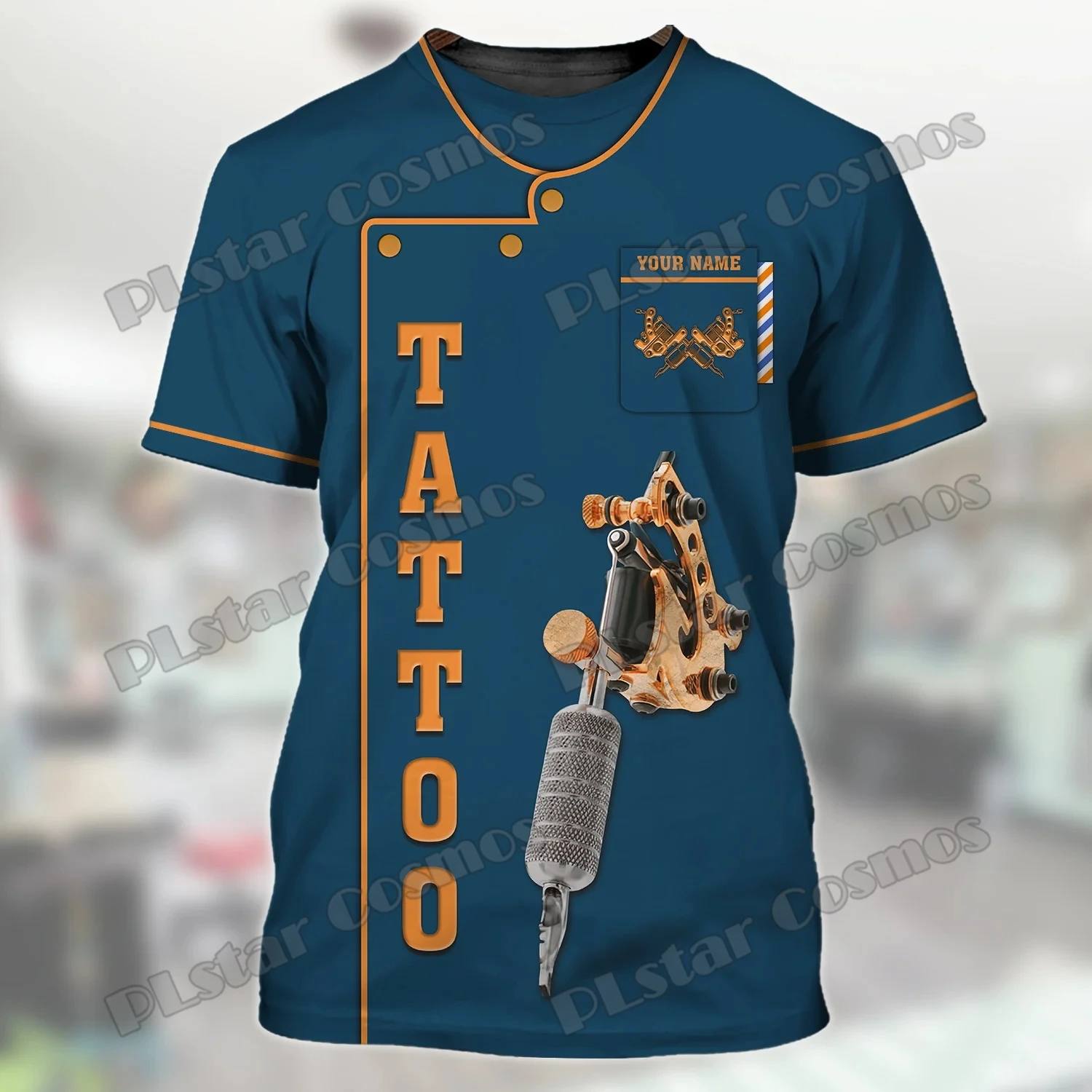 Tattoo Machine Personalized Name 3D All Over Printed Men's T-shirt Summer Unisex Casual t shirt Gift For Tattoo Artist DW256
Tattoo Machine Personalized Name 3D All Over Printed Men's T-shirt Summer Unisex Casual t shirt Gift For Tattoo Artist DW256
