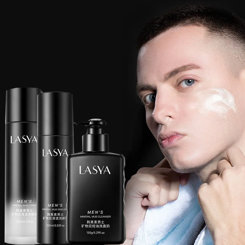 Men's Mineral Mud Skin Care Three-piece Set Hydrating Oil Control Facial Cleansing Milk Water Milk Men's Skin Care Product Set
Men's Mineral Mud Skin Care Three-piece Set Hydrating Oil Control Facial Cleansing Milk Water Milk Men's Skin Care Product Set