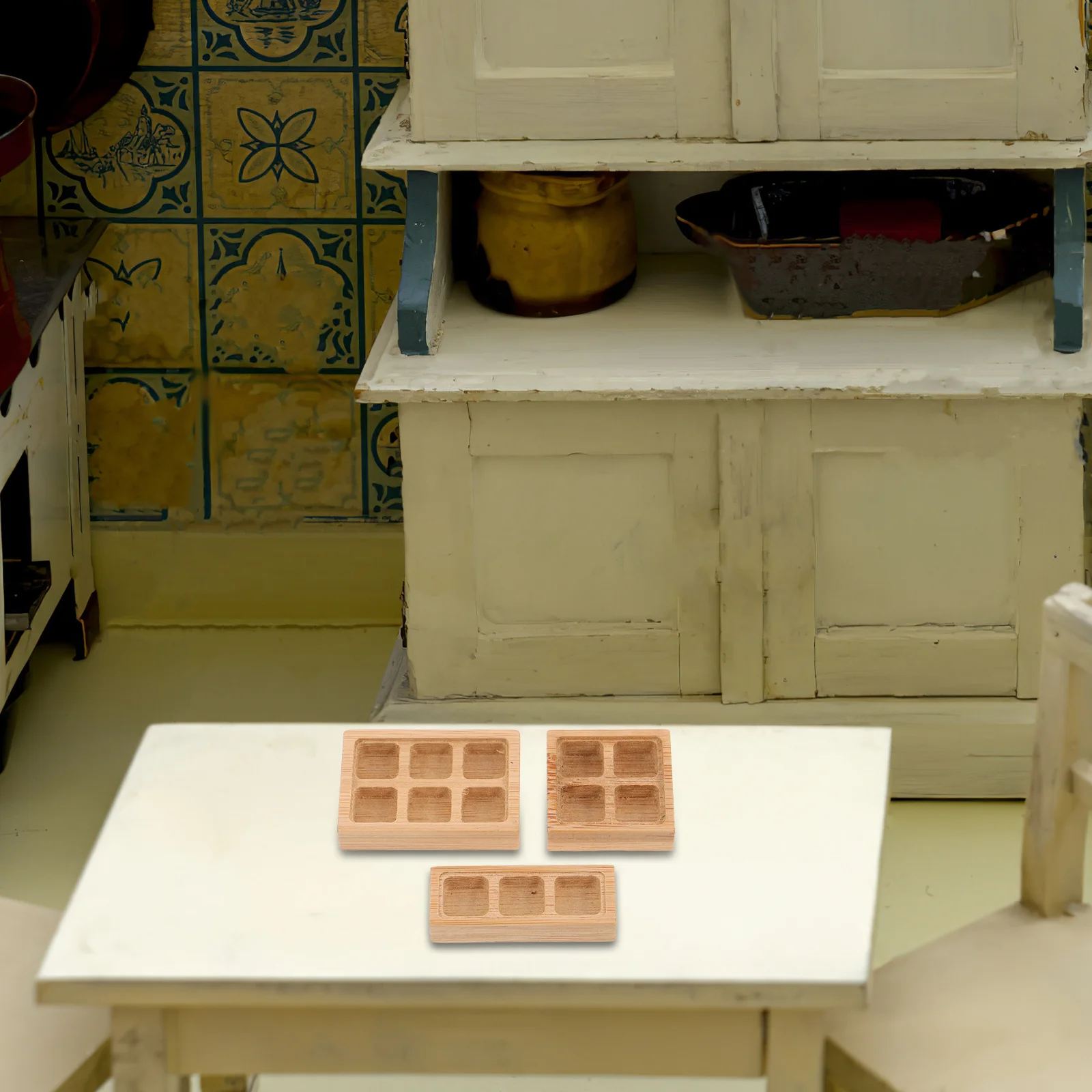 3Pcs Bamboo Dessert Tray Miniature Wooden Platter for Dollhouse Kitchen Accessories Realistic Wood Serving Tray Small Fruit
3Pcs Bamboo Dessert Tray Miniature Wooden Platter for Dollhouse Kitchen Accessories Realistic Wood Serving Tray Small Fruit