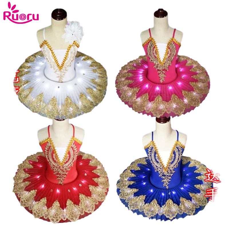 Ruoru Classic Professional Ballet Tutu Adult Girls Led Tutu Pancake Tutu Ballerina Party Dance Costume Ballet Dress Women Kids
Ruoru Classic Professional Ballet Tutu Adult Girls Led Tutu Pancake Tutu Ballerina Party Dance Costume Ballet Dress Women Kids