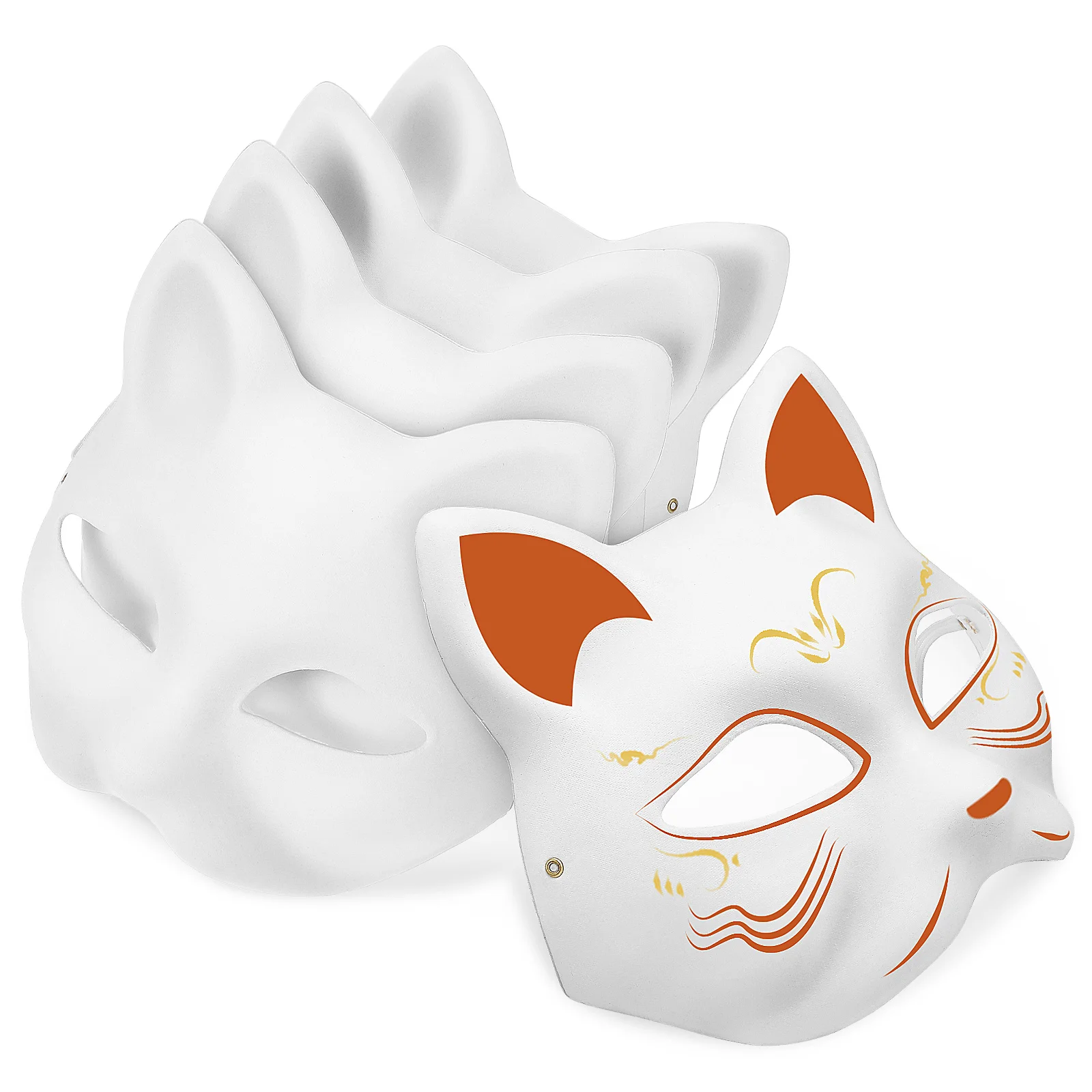 5 Pcs Face Masks Blank White DIY Paper 18x17cm Craft Blanks Lightweight Elastic Bands Masquerade Fox Adult Costume
5 Pcs Face Masks Blank White DIY Paper 18x17cm Craft Blanks Lightweight Elastic Bands Masquerade Fox Adult Costume