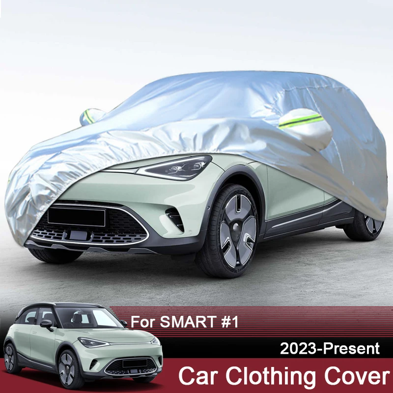 For SMART #1 2023-2025 Car Body Cover Outdoor Protection Snow Sunshade Waterproof Dustproof Cover External Auto Accessories
For SMART #1 2023-2025 Car Body Cover Outdoor Protection Snow Sunshade Waterproof Dustproof Cover External Auto Accessories