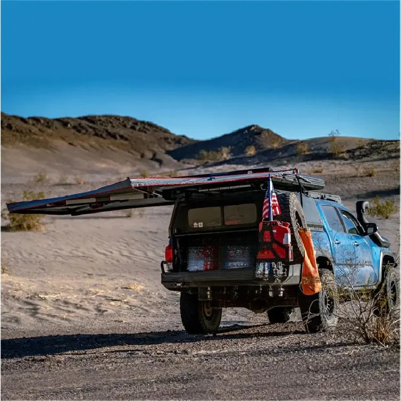 Factory Hot Selling 270° Freestanding Offroad Car Side Awning with LED Light
Factory Hot Selling 270° Freestanding Offroad Car Side Awning with LED Light