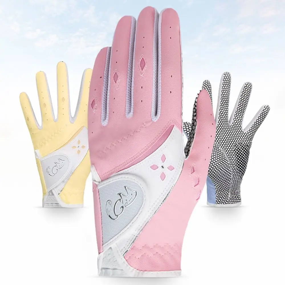 Breathable Women's Golf Gloves Comfortable Wear Resistant PU Leather Golf Mittens Anti-Slip Particles Soft
Breathable Women's Golf Gloves Comfortable Wear Resistant PU Leather Golf Mittens Anti-Slip Particles Soft