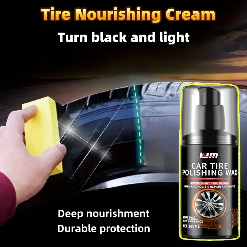 Воск для полировки автомобильных шин — темно-черная повязка для шин, улучшает тягу, отбеливание, удаление и блеск, простота нанесения
Воск для полировки автомобильных шин — темно-черная повязка для шин, улучшает тягу, отбеливание, удаление и блеск, простота нанесения