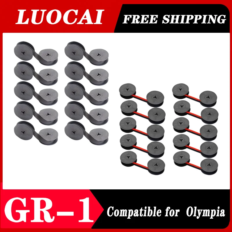 Совместимая с GR1 GR-1 лента GR1 DIN2103 лента для машинки 1/2 дюйма для Olympia, лента для набора текста, универсальная, черная/красная
Совместимая с GR1 GR-1 лента GR1 DIN2103 лента для машинки 1/2 дюйма для Olympia, лента для набора текста, универсальная, черная/красная