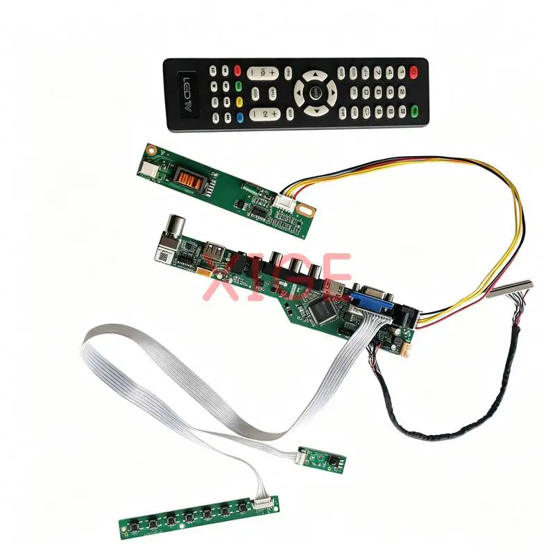 Screen Drive Controller Board Fit HSD150PK14 N150P5 HSD150PK17 ITSX95 1400*1050 30 Pin LVDS 1-CCFL USB+AV+VGA+HDMI 1400x1050 Kit
Screen Drive Controller Board Fit HSD150PK14 N150P5 HSD150PK17 ITSX95 1400*1050 30 Pin LVDS 1-CCFL USB+AV+VGA+HDMI 1400x1050 Kit