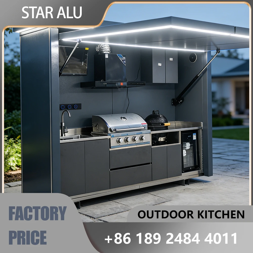 Mobile folding kitchen, outdoor campsite, scenic area, courtyard, barbecue party, high-end open kitchen
Mobile folding kitchen, outdoor campsite, scenic area, courtyard, barbecue party, high-end open kitchen