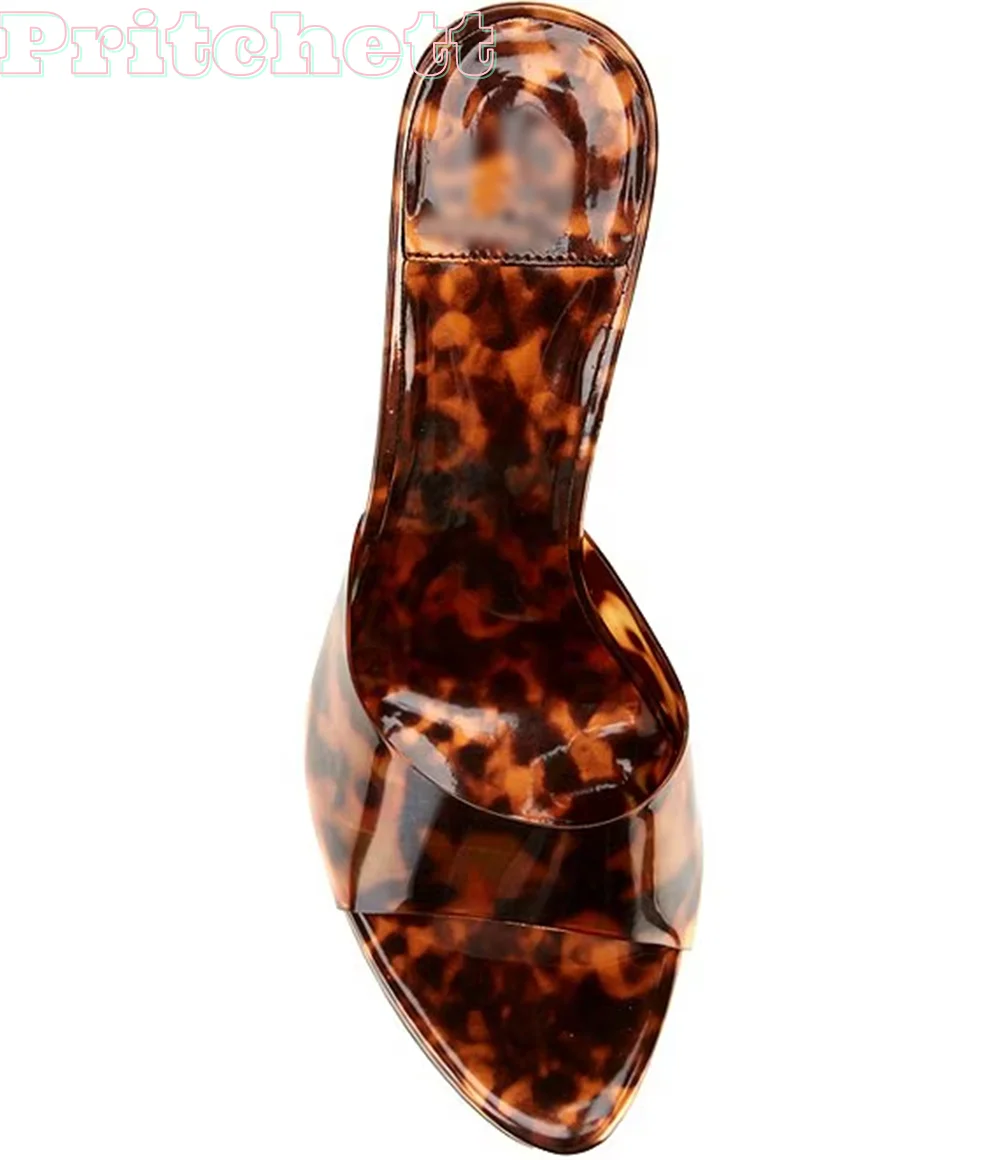 Transparent Leopard Print Women Slippers Round Open Toe Thin High Heels Women Stilettos Sexy Summer Girl Shoes Luxury 2025 New
Transparent Leopard Print Women Slippers Round Open Toe Thin High Heels Women Stilettos Sexy Summer Girl Shoes Luxury 2025 New