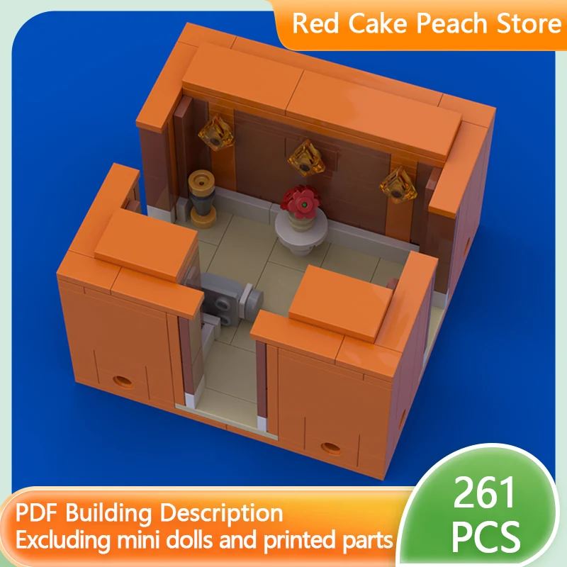 Popular Game Model MOC Building Bricks Orange Room Hallway Scene Modular Technology Children Holiday Gifts Assemble Toys Suit
Popular Game Model MOC Building Bricks Orange Room Hallway Scene Modular Technology Children Holiday Gifts Assemble Toys Suit