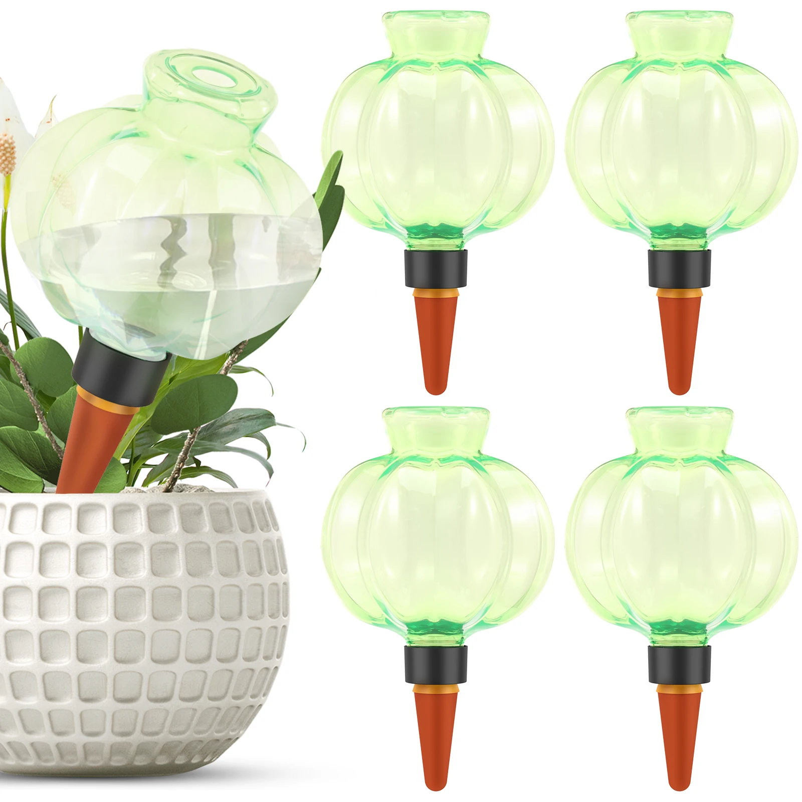 4Pcs Plant Watering Bulbs Automatic Self-Watering Globes Device Indoor Plastic Balls Drip Irrigation System for Potted Plants
4Pcs Plant Watering Bulbs Automatic Self-Watering Globes Device Indoor Plastic Balls Drip Irrigation System for Potted Plants