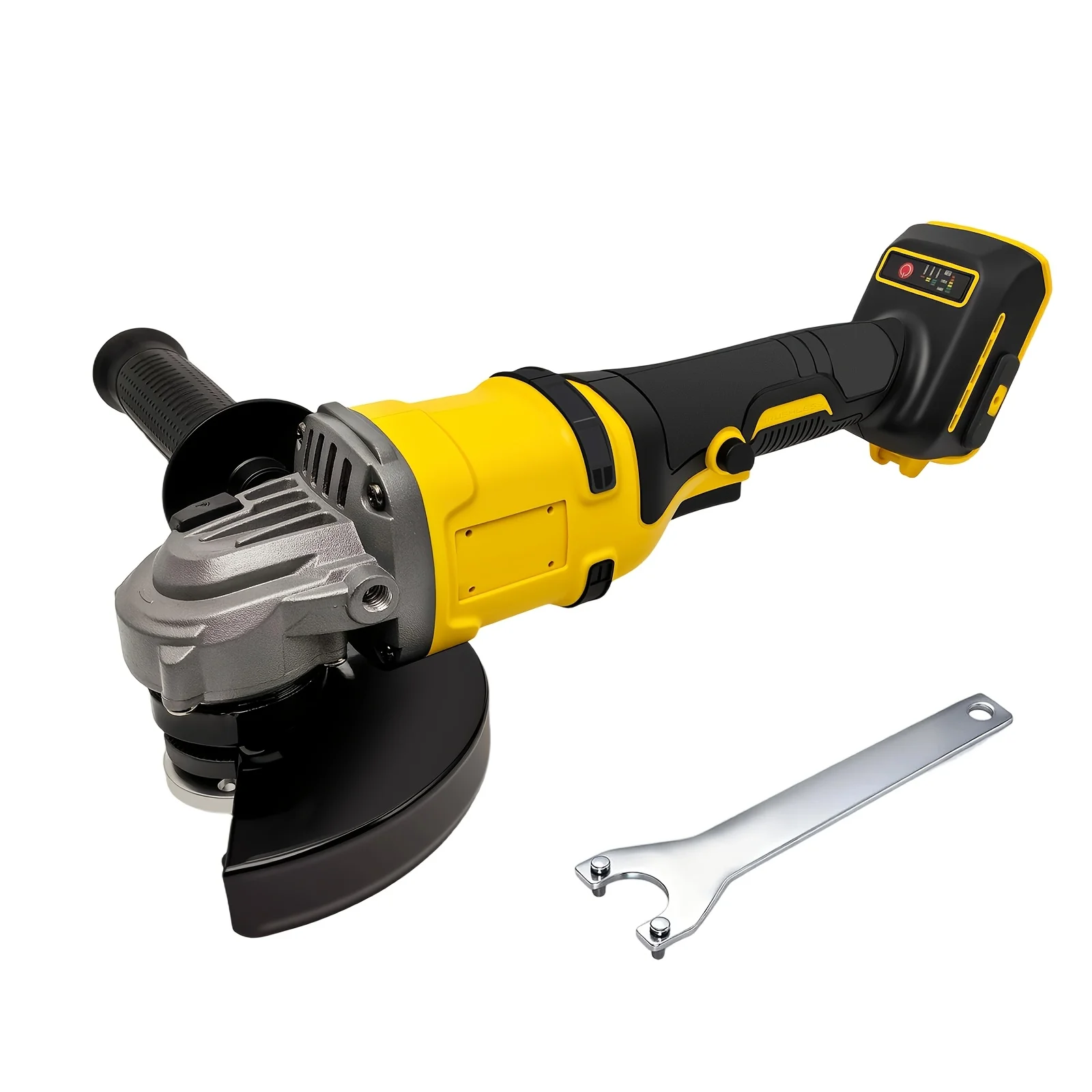 5-inch Cordless Angle Grinder, Suitable for 20V for Dewalt Battery, High-speed Brushless Motor, 3 Adjustable Speeds, Perfect for Grinding And Polishing, Professional Polishing, Smooth Tool Design, Sturdy Angle Grinder
5-inch Cordless Angle Grinder, Suitable for 20V for Dewalt Battery, High-speed Brushless Motor, 3 Adjustable Speeds, Perfect for Grinding And Polishing, Professional Polishing, Smooth Tool Design, Sturdy Angle Grinder