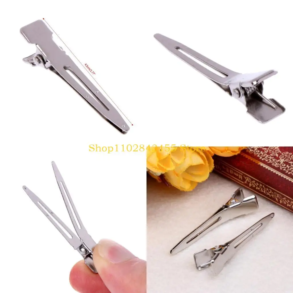 49MC 10pcs DIY Silver Color Metal Girls Hair Clip Teeth Bows Barrette Duckbill Clips Flat Mouth
49MC 10pcs DIY Silver Color Metal Girls Hair Clip Teeth Bows Barrette Duckbill Clips Flat Mouth