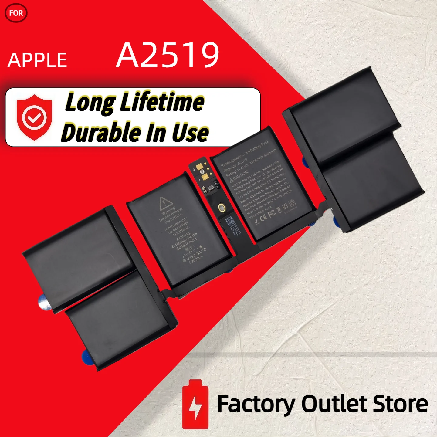 Wholesale And Retail❗❗❗ A2519 Battery For Apple MacBook Pro 14" Notebook Smart A2442 M1 Retina MKGR3LL/A EMC3650 2021 yaer
Wholesale And Retail❗❗❗ A2519 Battery For Apple MacBook Pro 14" Notebook Smart A2442 M1 Retina MKGR3LL/A EMC3650 2021 yaer