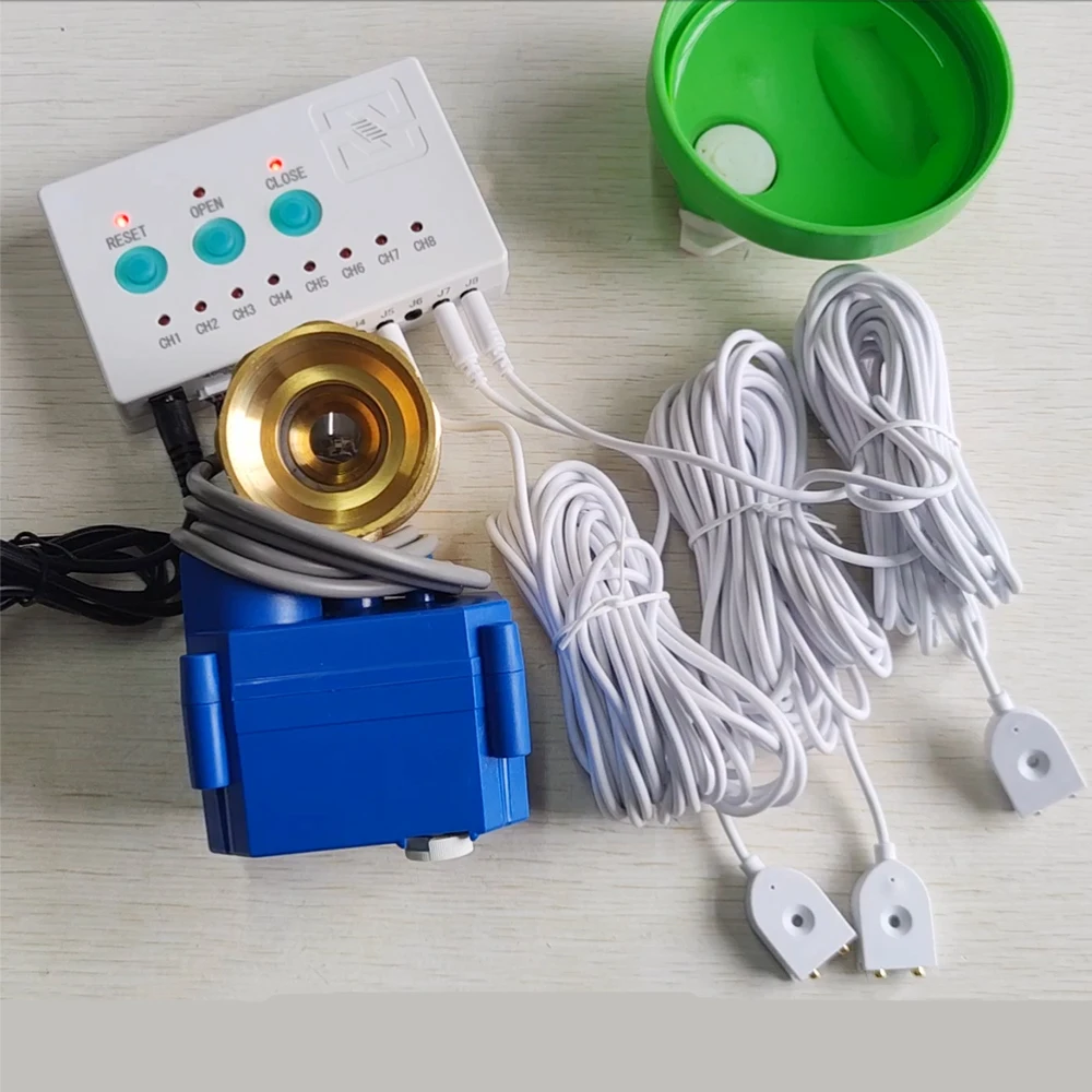 Система сигнализации о протечках воды DN32 (1-1/4 дюйма) с быстрым реагированием и 3 датчиками воды длиной 6 метров для защиты от протечек воды
Система сигнализации о протечках воды DN32 (1-1/4 дюйма) с быстрым реагированием и 3 датчиками воды длиной 6 метров для защиты от протечек воды