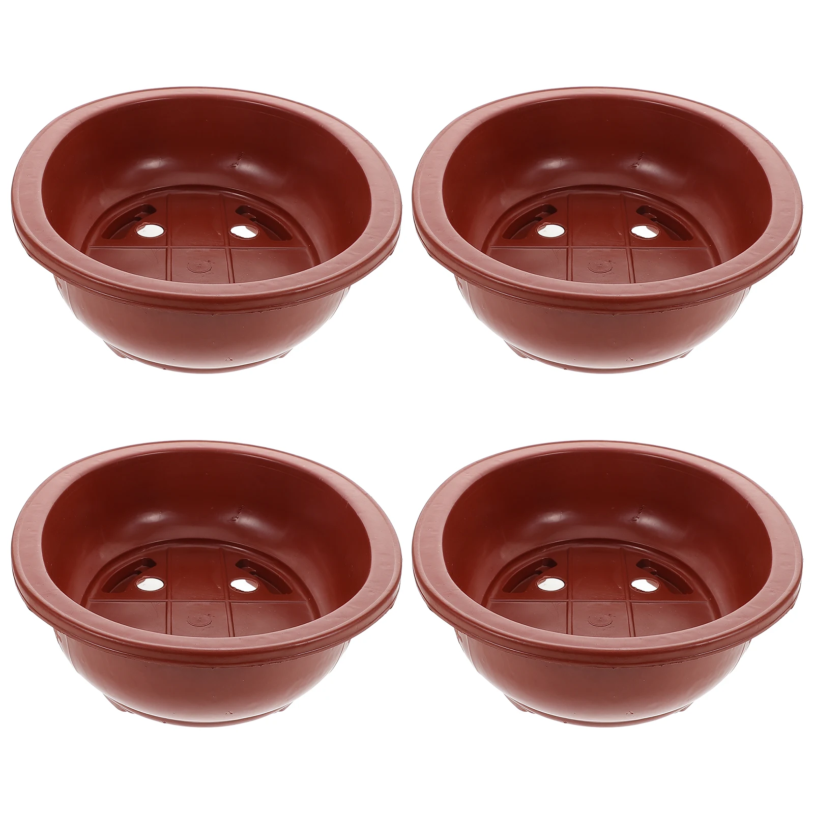 4pcs Thickened Flower Pot Planting Pots Plastic Bonsai Tray Planter Garden Decor Container
4pcs Thickened Flower Pot Planting Pots Plastic Bonsai Tray Planter Garden Decor Container